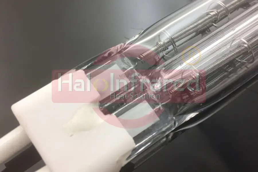 短波雙孔透明紅外線加熱管